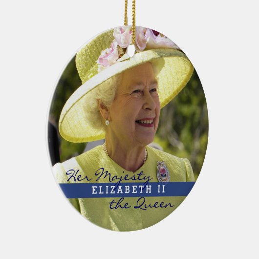 koningin Elizabeth of England Keramisch Ornament (Rechts)