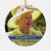 koningin Elizabeth of England Keramisch Ornament (Voorkant)