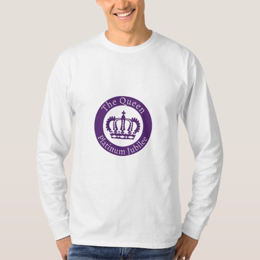 koningin Elizabeth Platinum Jubilee - De koningin T-shirt (Voorkant)
