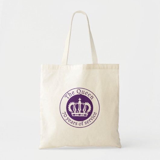 koningin Elizabeth Platinum Jubilee - De koningin Tote Bag (Voorkant)