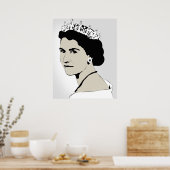 koningin elizabeth poster (Keuken)