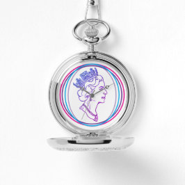 Koningin Elizabeth Profiel Horloge