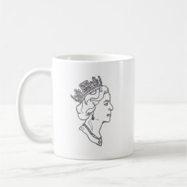 Koningin Elizabeth Profiel Koffiemok