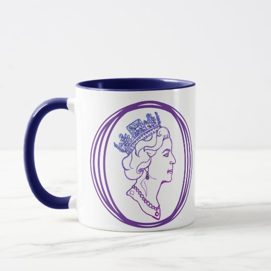 Koningin Elizabeth Profiel Mok (Links)