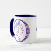 Koningin Elizabeth Profiel Mok (Voorkant links)