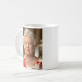 koningin Elizabeth Second Koffiemok (Voorkant links)