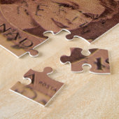 Koningin Elizabeth  Stamps Puzzle/Jigzaag Legpuzzel (Zijkant)