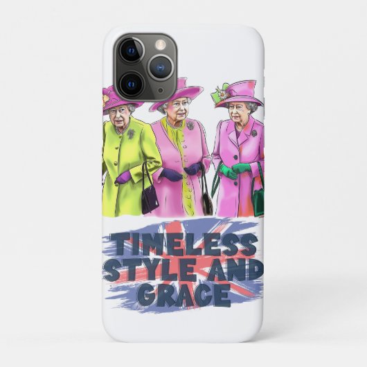 koningin Elizabeth- Timeless Style en Grace Case-Mate iPhone Case (Achterkant)