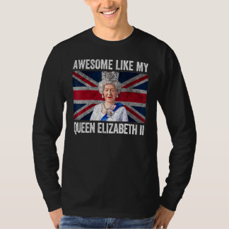 koningin Elizabeth's II Britse kroonkoninklijke ko T-shirt