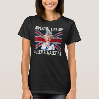 koningin Elizabeth's II Britse kroonkoninklijke ko T-shirt