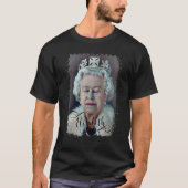 koningin Elizabeth's II Britse kroonkoninklijke ko T-shirt (Voorkant)