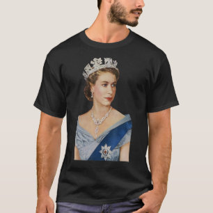 koningin Elizabeth's II Britse kroonkoninklijke ko T-shirt