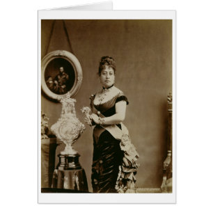 Koningin Emma (1836-85) (foto sepia)