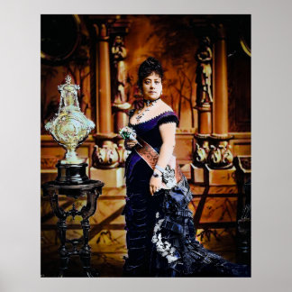 Koningin Emma 1880 Poster