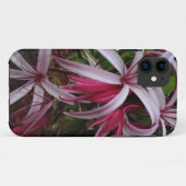 Koningin Emma's Paarse Crinumlelie Case-Mate iPhone Case (Achterkant (horizontaal))