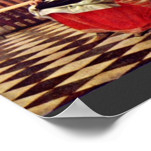 Koningin en dienstmeisje van Hooch Pieter de (best Poster (Hoek)