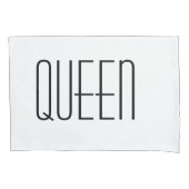 Koningin en koning kussensloop (Voorkant-Links)