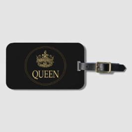 Koningin en kroonEmblem Bagagelabel