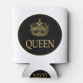 Koningin en KroonEmblem Blikjeskoeler (Achterkant)