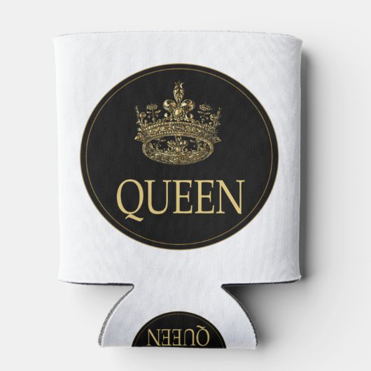 Koningin en KroonEmblem Blikjeskoeler (Achterkant)