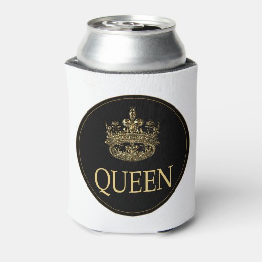 Koningin en KroonEmblem Blikjeskoeler (Blikje Achterkant)
