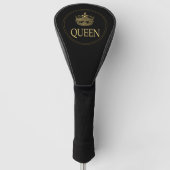 Koningin en KroonEmblem Golfheadcover (Voorkant)