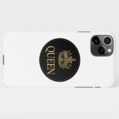 Koningin en KroonEmblem iPhone Hoesje (Achterkant horizontaal)