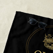 Koningin en KroonEmblem Strandlaken (In situ)