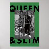 Koningin en Slim Green Poster (Voorkant)