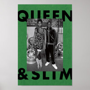 Koningin en Slim Green Poster