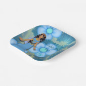 Koningin Esther koninklijke verjaardag Papieren Bordje (Gebogen)