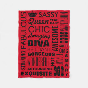 Koningin Fleece Blanket Deken