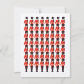 Koningin Garde Soldaten Patroon (Achterkant)