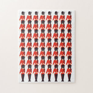 Koningin Garde Soldaten Patroon Legpuzzel