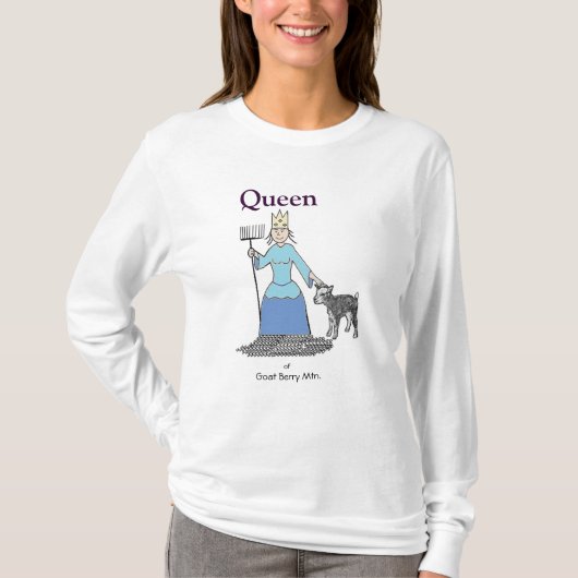 Koningin, geit Berry Mtn., van T-shirt (Voorkant)