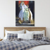 Koningin Gertrude (door Edwin Austin Abbey) Canvas Afdruk (Insitu (Slaapkamer))