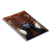 Koningin Godin Fantasie Kunst Notitieboek (Rechterzijde)