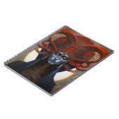 Koningin Godin Fantasie Kunst Notitieboek (Linkerzijde)