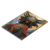 Koningin Godin Fantasie Kunst Notitieboek (Linkerzijde)