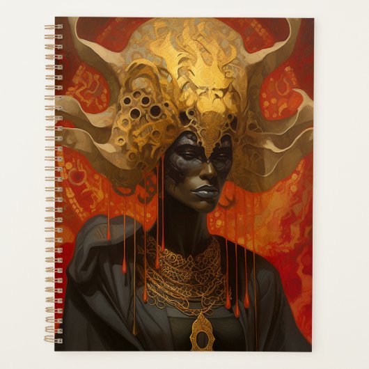 Koningin Godin Fantasie Kunst Planner (Voorkant)