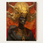 Koningin Godin Fantasie Kunst Planner (Achterkant)