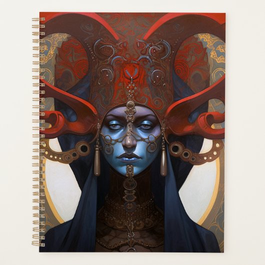 Koningin Godin Fantasie Kunst Planner (Voorkant)