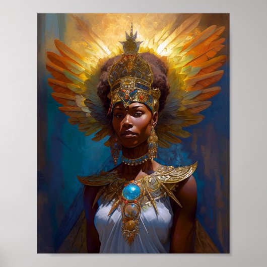 Koningin Godin Fantasie Kunst Poster (Voorkant)