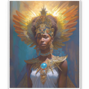 Koningin Godin Fantasie Kunst Sticker