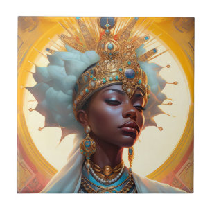 Koningin Godin Fantasie Kunst Tegeltje