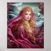 Koningin Godin Fantasy Kunst Poster (Voorkant)