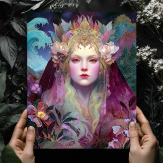 Koningin Godin Fantasy Muur Kunstprint Poster