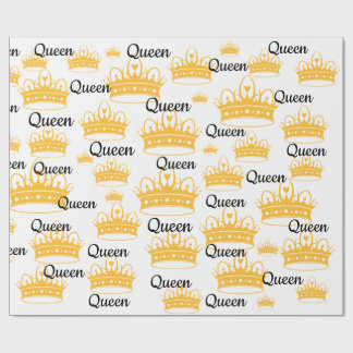 Koningin (Golden Crown) Cadeaupapier