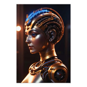 koningin, goud, prinses, Egypte toekomst, ontwerp, Foto Afdruk