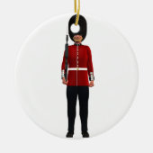 Koningin Guardsman Keramisch Ornament (Voorkant)